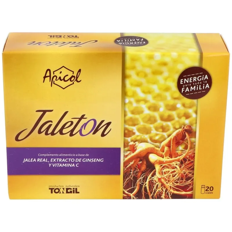 Apicol jaleton j.real ginseng 20amp | Farmacia Barata