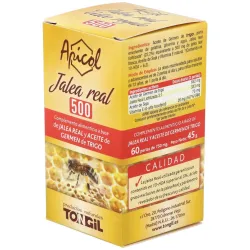 Tongil apicol jalea real 500 60 perlas | Farmacia Barata