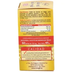 Tongil apicol jalea real 500 60 perlas | Farmacia Barata