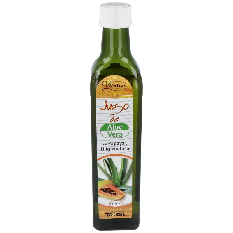 Tongil vitaloe jugo aloe vera_ papaya y oligofructosa 500ml | Farmacia Barata Tongil vitaloe jugo aloe vera_ papaya y oligofructosa 500ml | Farmacia Barata