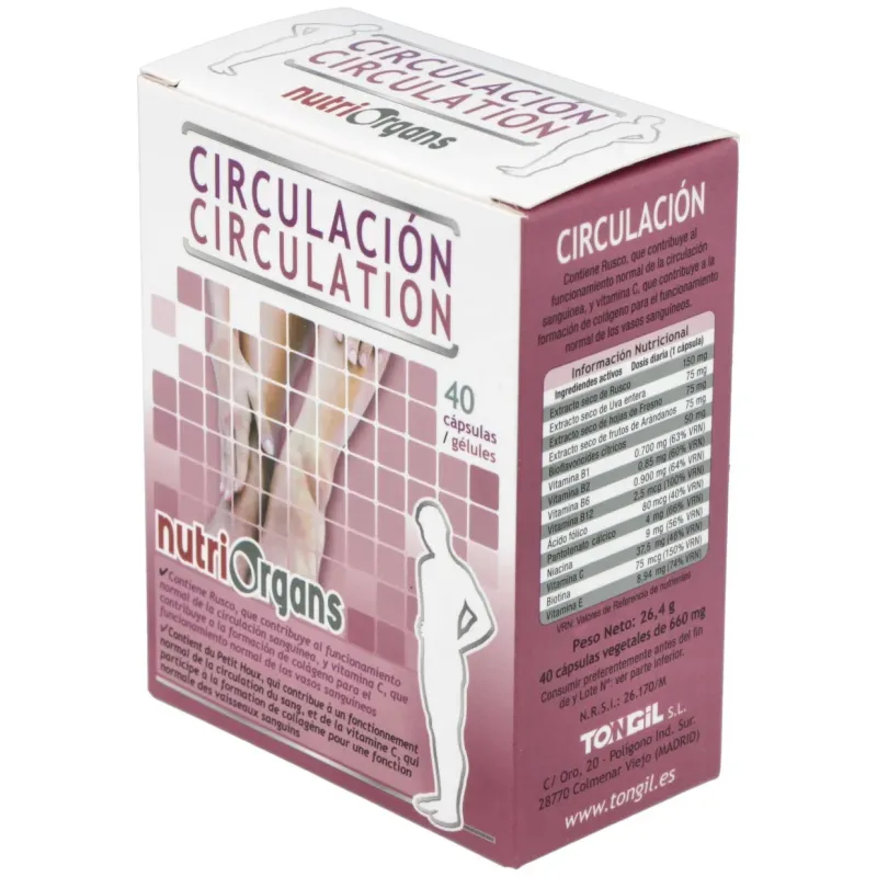 Tongil nutriorgans circulación 40caps | Farmacia Barata Tongil nutriorgans circulación 40caps | Farmacia Barata