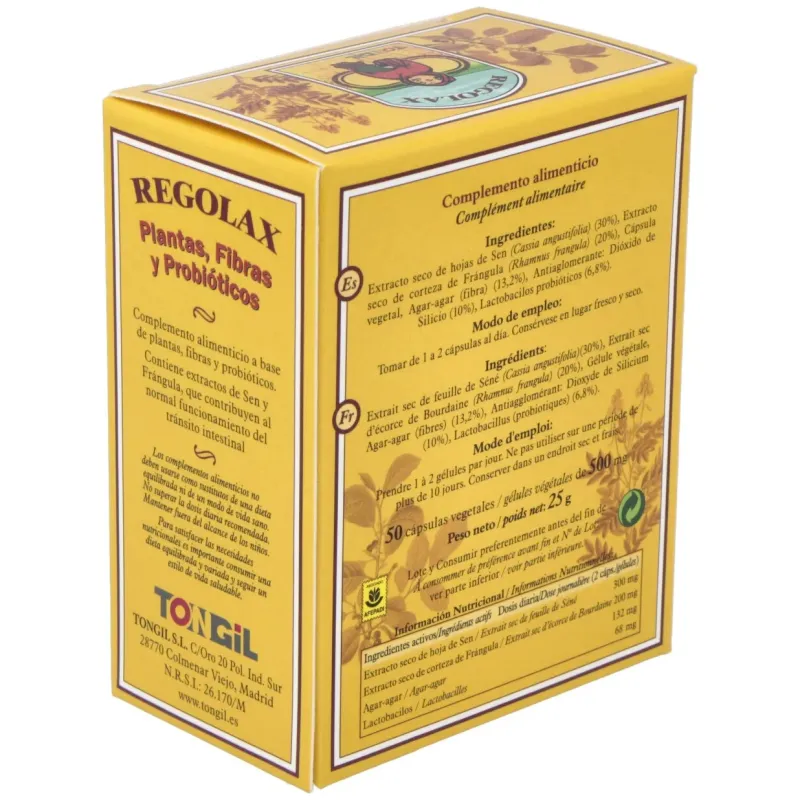 Tongil regolax 50caps | Farmacia Barata