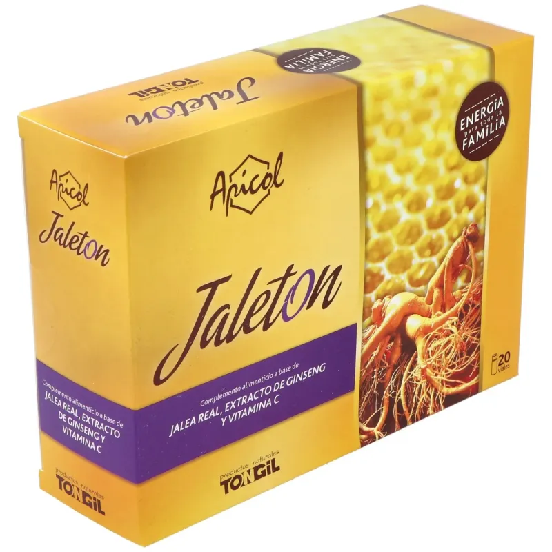 Apicol jaleton j.real ginseng 20amp | Farmacia Barata