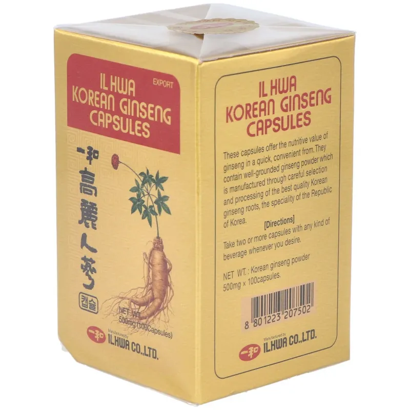 Tongil il hwa ginseng coreano 100caps | Farmacia Barata