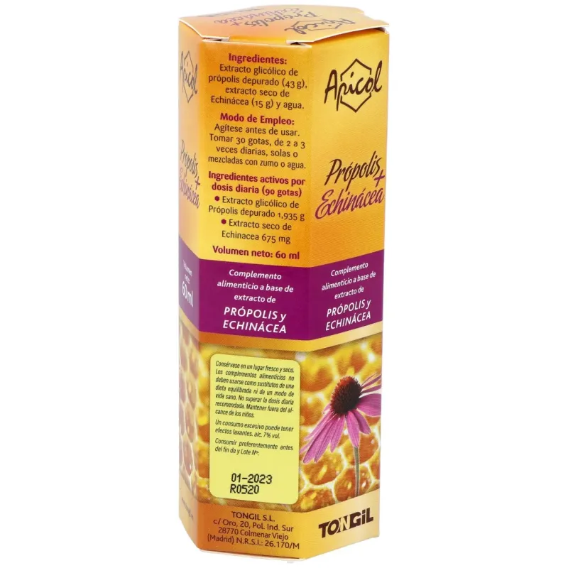 Apicol propolis + echinacea gotas 60ml. | Farmacia Barata Apicol propolis + echinacea gotas 60ml. | Farmacia Barata