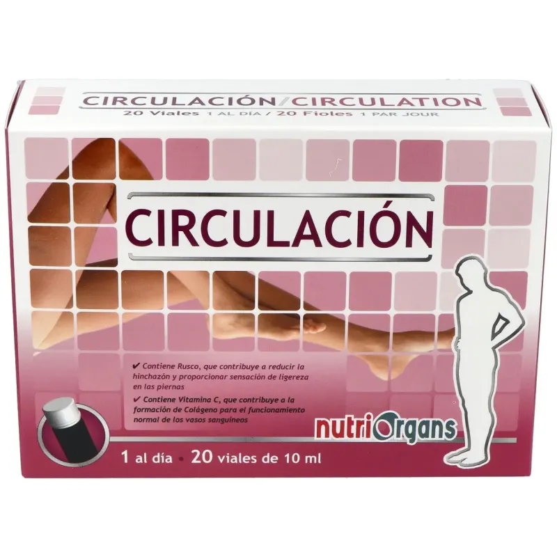 Tongil nutriorgans circulación 20viales | Farmacia Barata