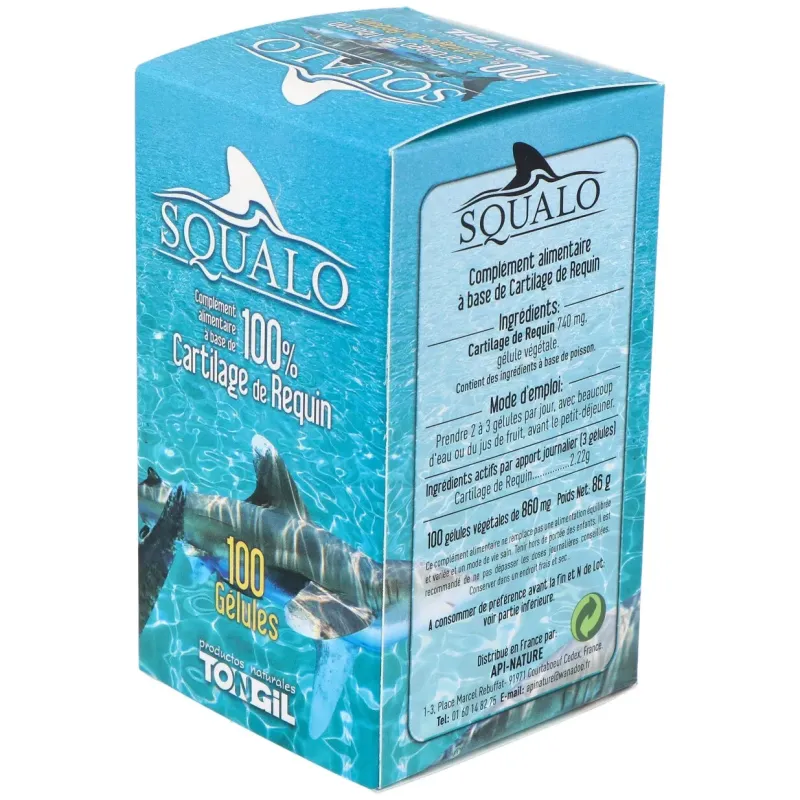 Squalo cartilago de tiburon puro 750mg. 100cap. | Farmacia Barata Squalo cartilago de tiburon puro 750mg. 100cap. | Farmacia Barata