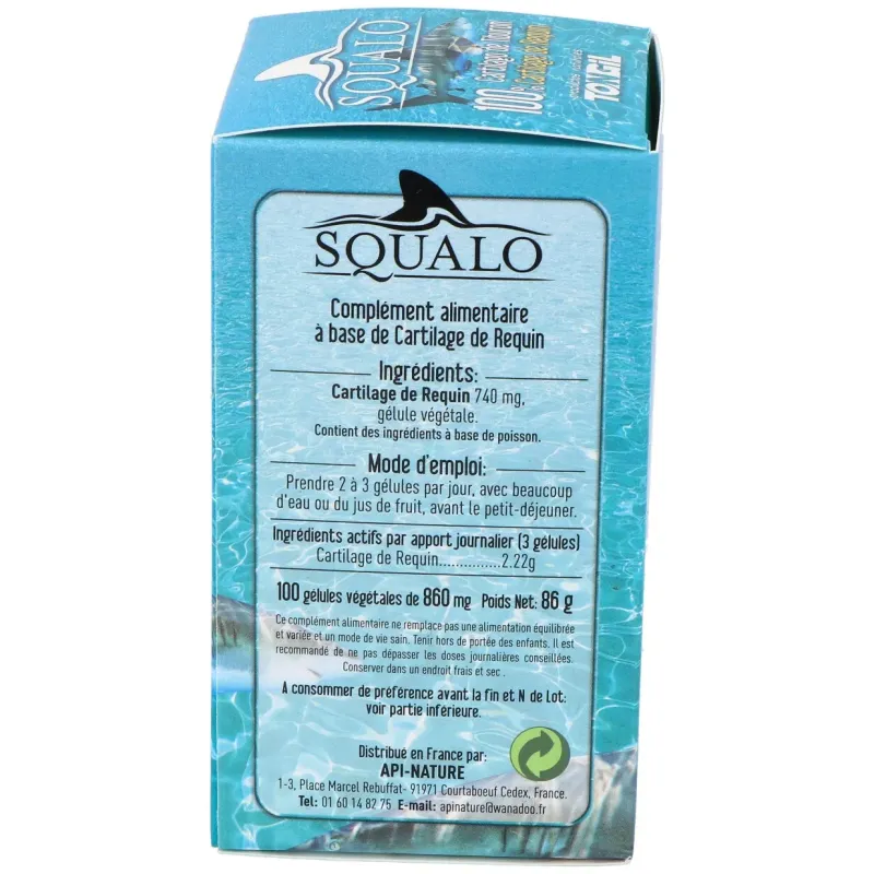 Squalo cartilago de tiburon puro 750mg. 100cap. | Farmacia Barata Squalo cartilago de tiburon puro 750mg. 100cap. | Farmacia Barata