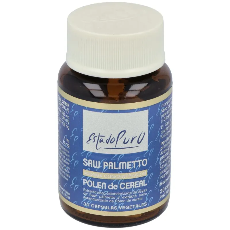 Tongil estado puro saw palmetto polen de cereal 30caps | Farmacia Barata