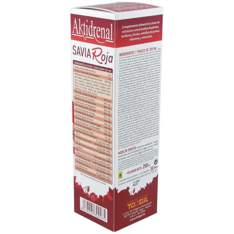 Aktidrenal savia roja 250ml. lineabel | Farmacia Barata Aktidrenal savia roja 250ml. lineabel | Farmacia Barata