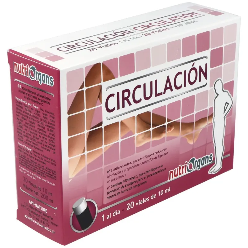 Tongil nutriorgans circulación 20viales | Farmacia Barata
