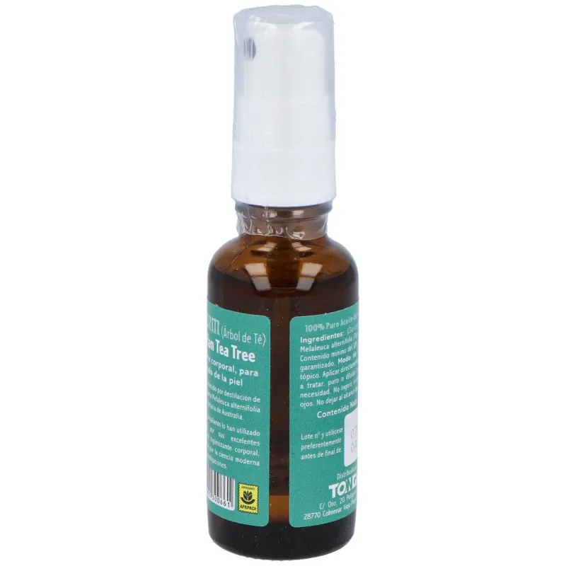 Tongil bioderm aceite árbol té 100% puro spray 30ml | Farmacia Barata