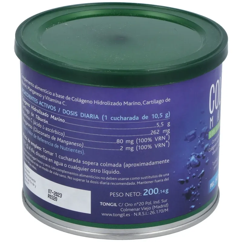 Colageno marino con cartilago de tiburon 200gr. | Farmacia Barata