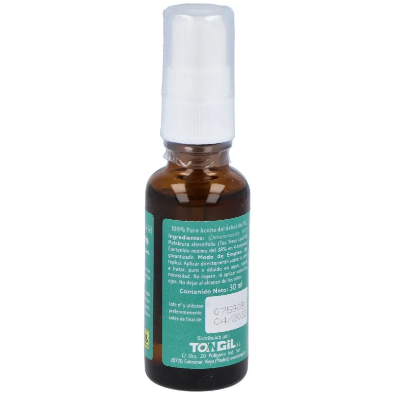 Tongil bioderm aceite árbol té 100% puro spray 30ml | Farmacia Barata