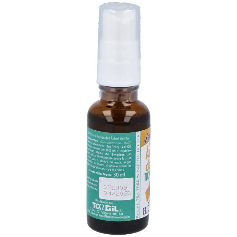 Tongil bioderm aceite árbol té 100% puro spray 30ml | Farmacia Barata