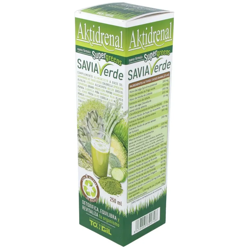 Aktidrenal savia verde 250ml. lineabel | Farmacia Barata Aktidrenal savia verde 250ml. lineabel | Farmacia Barata