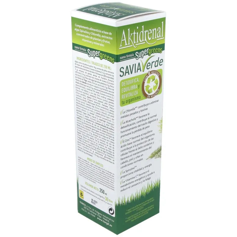 Aktidrenal savia verde 250ml. lineabel | Farmacia Barata Aktidrenal savia verde 250ml. lineabel | Farmacia Barata