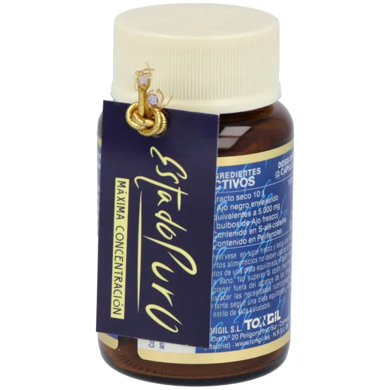 Tongil estado puro ajo negro envejecido 40caps | Farmacia Barata