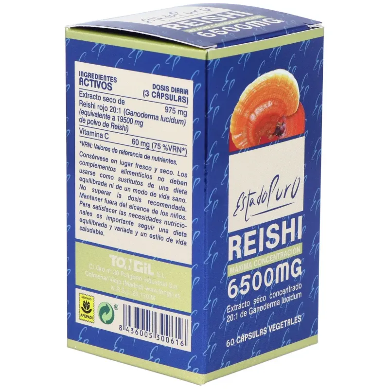 Tongil estado puro reishi 6500mg 60caps | Farmacia Barata Tongil estado puro reishi 6500mg 60caps | Farmacia Barata