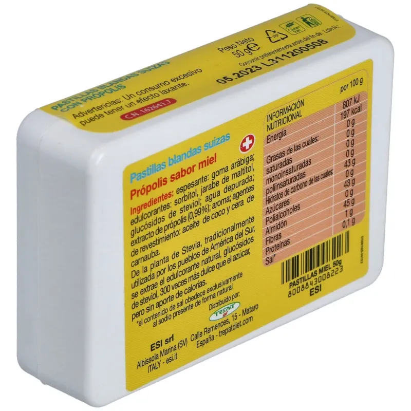 Esi propolaid pastillas blandas miel 50g | Farmacia Barata