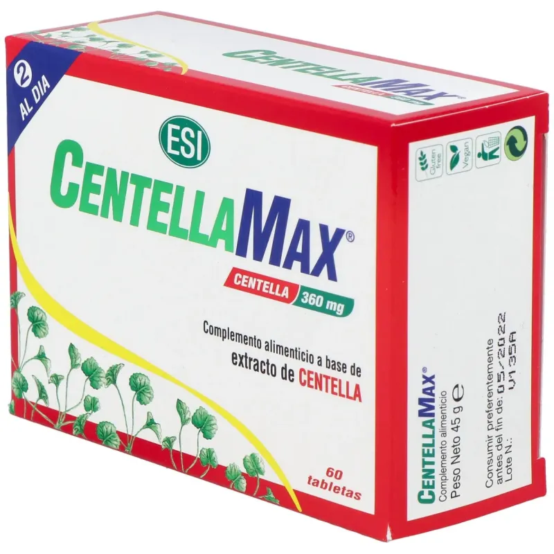 Centella max 60 tabletas | Farmacia Barata Centella max 60 tabletas | Farmacia Barata