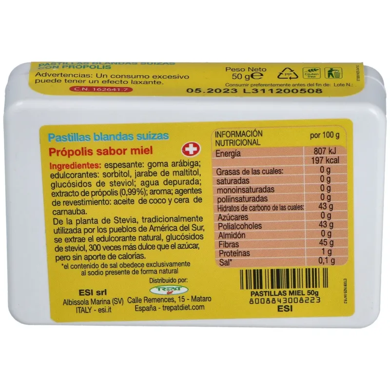 Esi propolaid pastillas blandas miel 50g | Farmacia Barata