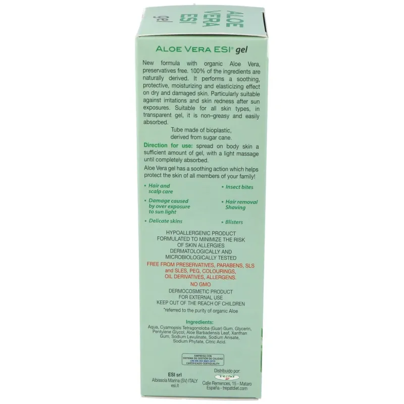 Aloe vera gel 200ml. | Farmacia Barata