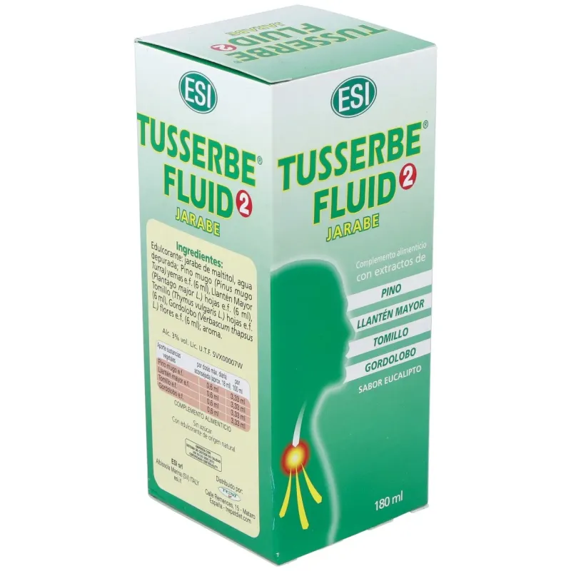Tusserbe 2 fluid jarabe 180ml. | Farmacia Barata
