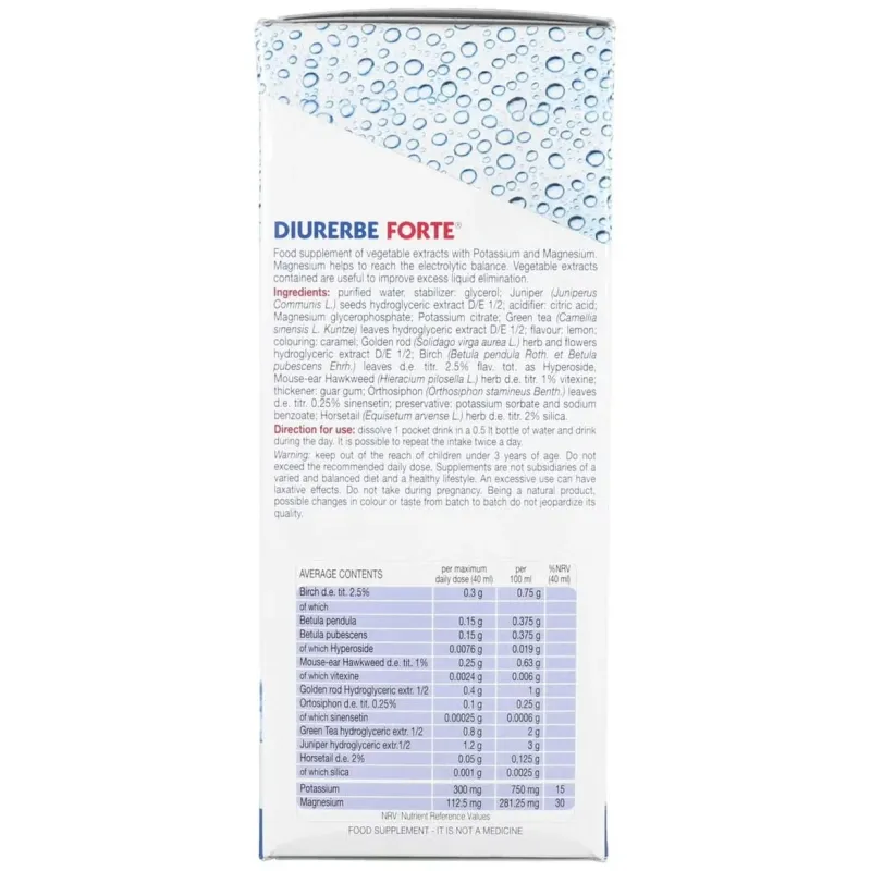 Diurerbe forte pocket drink sabor limon 24sbrs. | Farmacia Barata