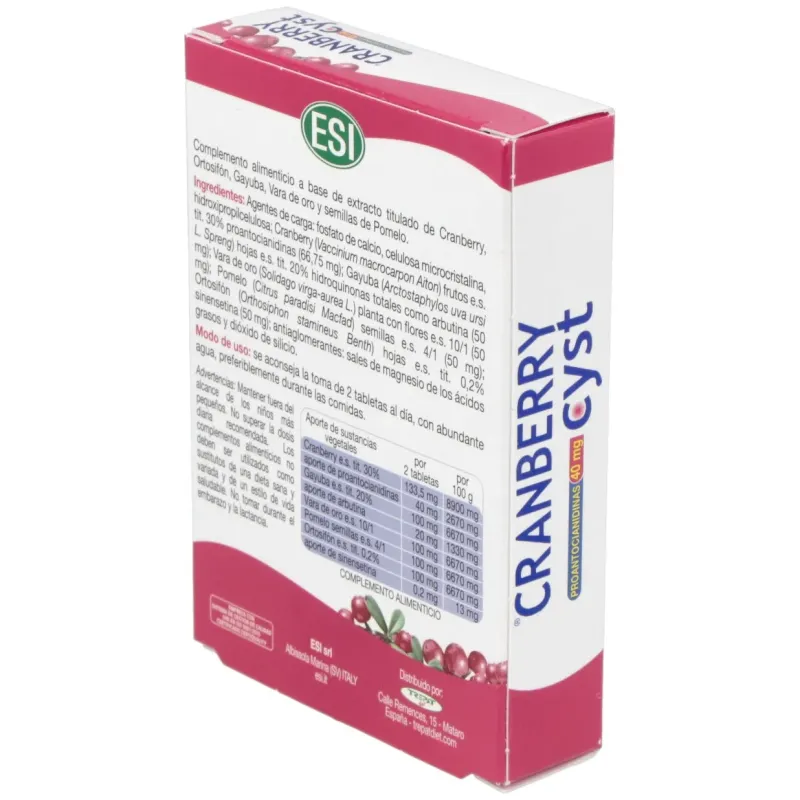 Cranberry cyst (nocyst) 30comp. | Farmacia Barata Cranberry cyst (nocyst) 30comp. | Farmacia Barata