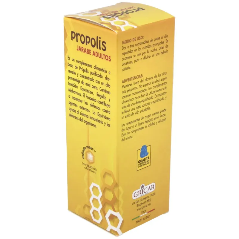 Propolis+ecninacea jarabe adultos 200ml. gricar | Farmacia Barata