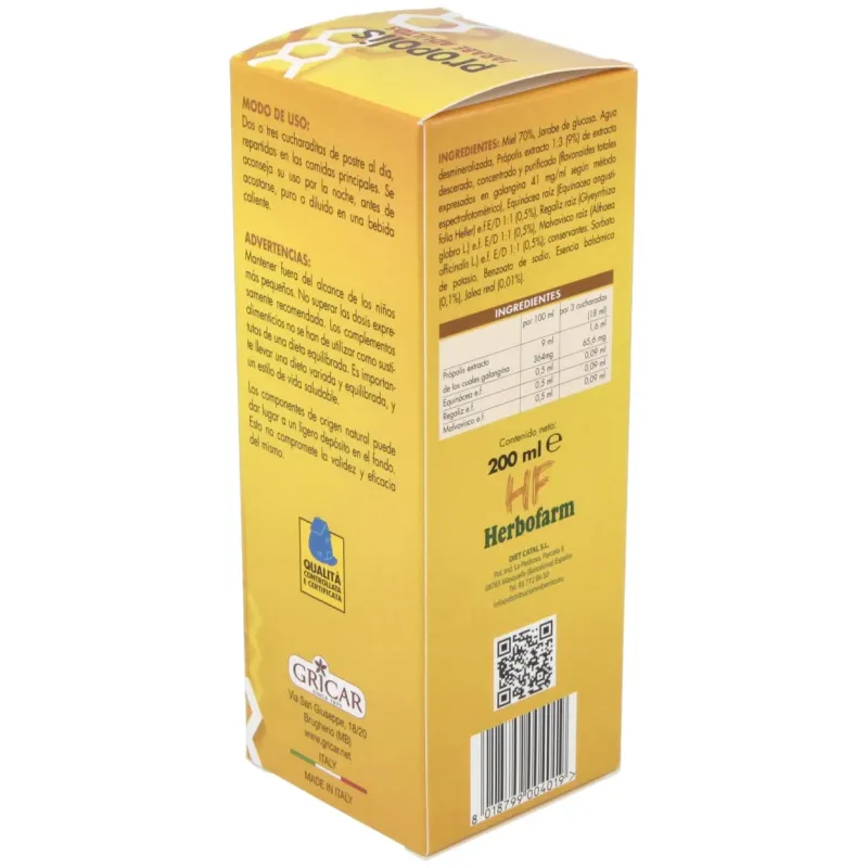 Propolis+ecninacea jarabe adultos 200ml. gricar | Farmacia Barata