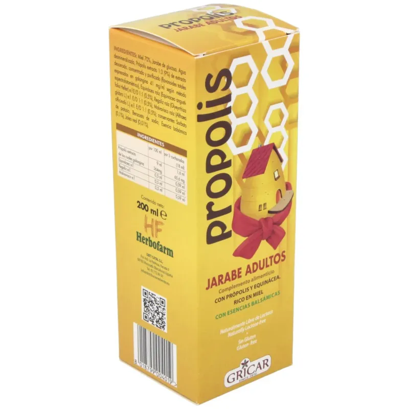 Propolis+ecninacea jarabe adultos 200ml. gricar | Farmacia Barata