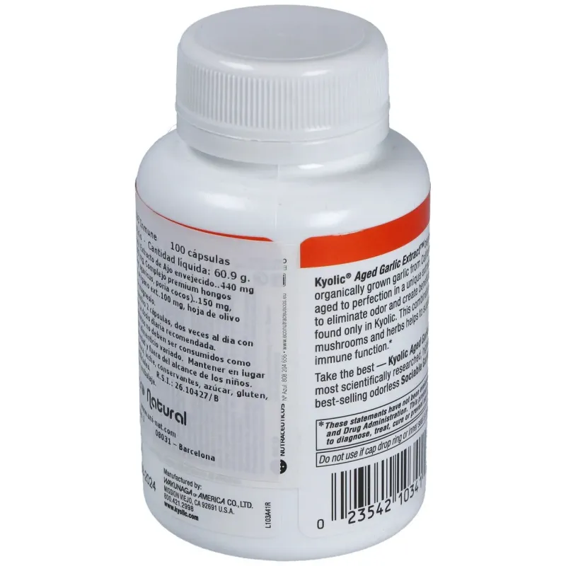 Kyolic formula 103 inmune 100cap. | Farmacia Barata