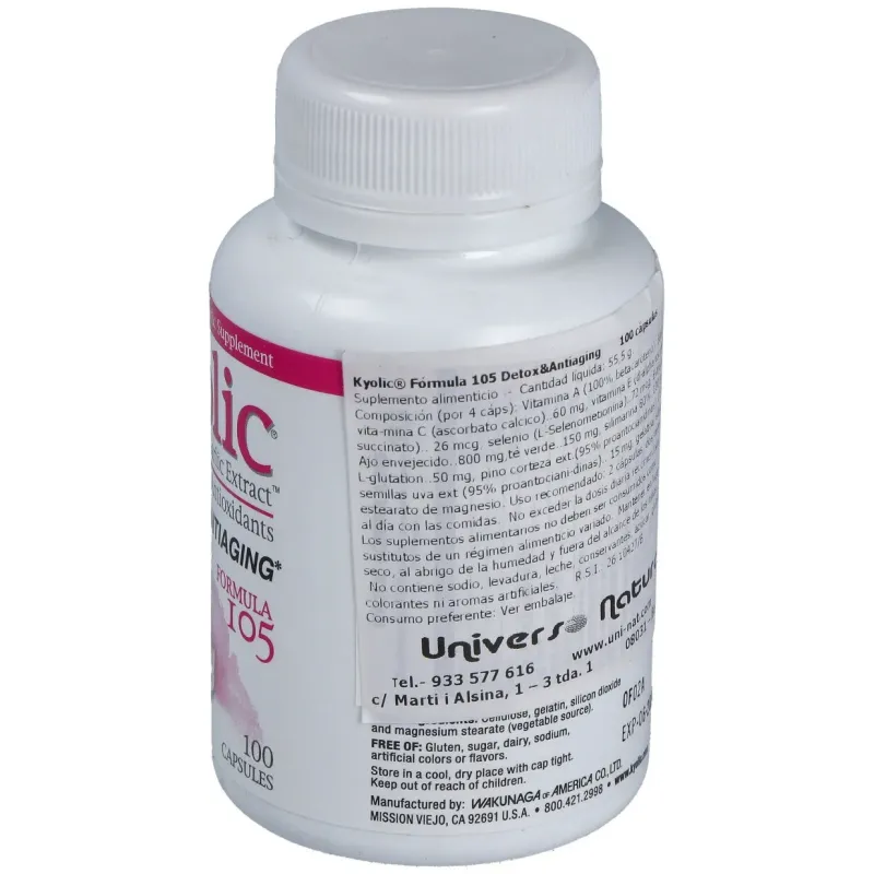 Kyolic formula 105 detox 100cap. | Farmacia Barata