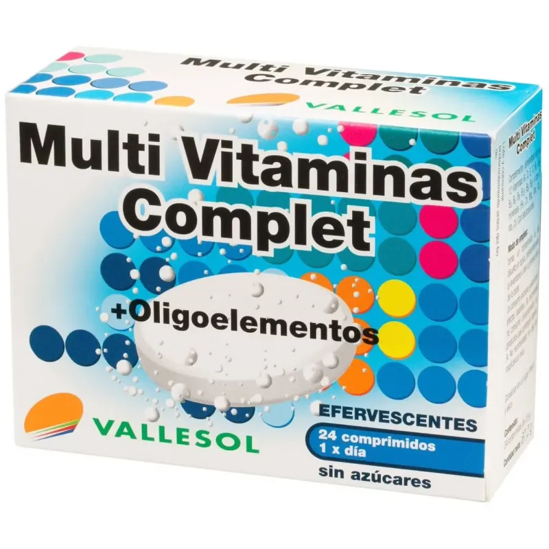 Vallesol multivitaminas y oligoelementos 24comp | Farmacia Barata Vallesol multivitaminas y oligoelementos 24comp | Farmacia Barata