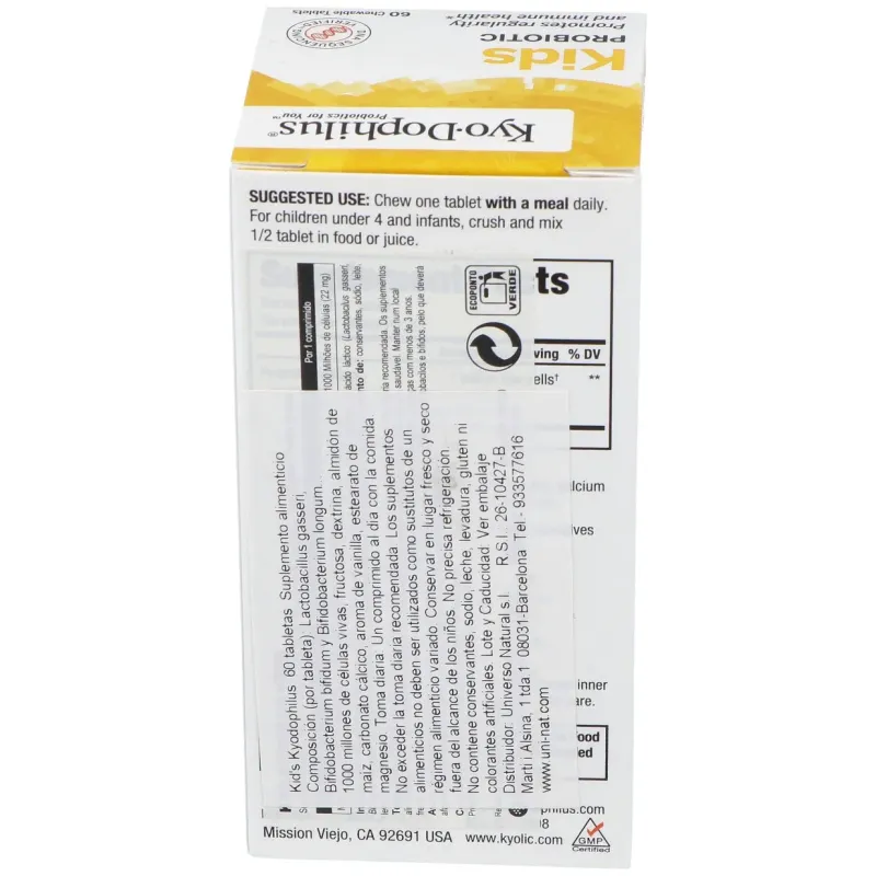 Kyo-dophilus kids vitae 60caps | Farmacia Barata