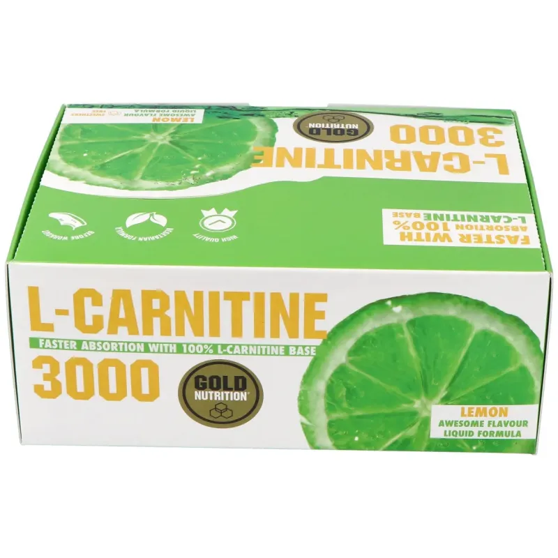 Gold nutrition l carnitina 3000 mg 20 viales | Farmacia Barata