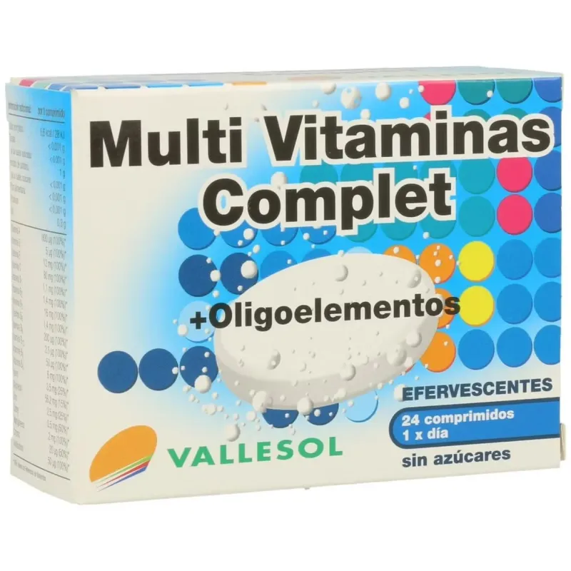 Vallesol multivitaminas y oligoelementos 24comp | Farmacia Barata Vallesol multivitaminas y oligoelementos 24comp | Farmacia Barata