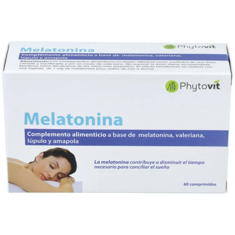 Phytovit melatonina 1.9mg 60comp | Farmacia Barata