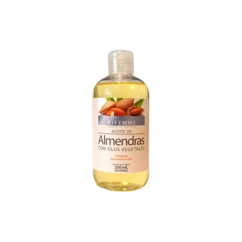 Aceite almendras dulces 250ml.(uso ext.) bifemme | Farmacia Barata