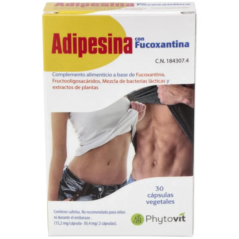 Adipesina con fucoxantina 30comp | Farmacia Barata