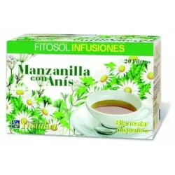 Ynsadiet infusión de manzanilla con anís 20 filtros
