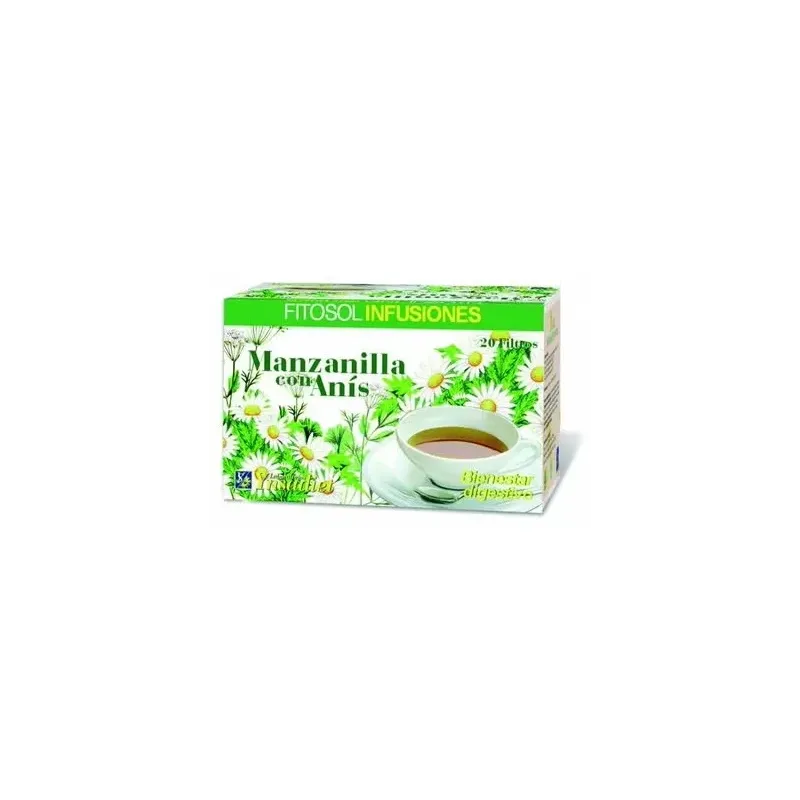Ynsadiet infusión de manzanilla con anís 20 filtros | Farmacia Barata Ynsadiet infusión de manzanilla con anís 20 filtros | Farmacia Barata