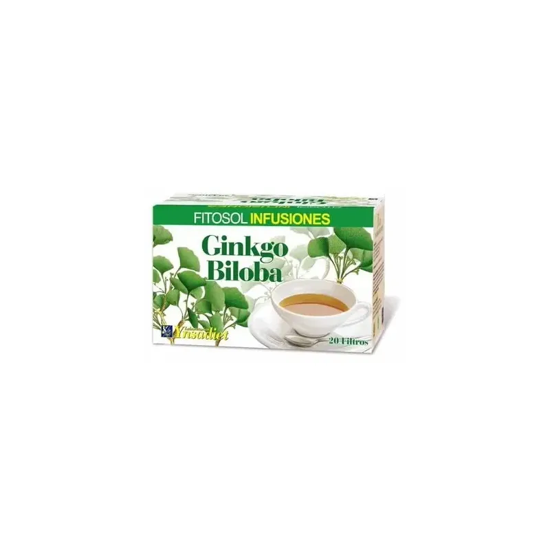 Ynsadiet fitosol infusión ginkgo biloba 20 sobres | Farmacia Barata