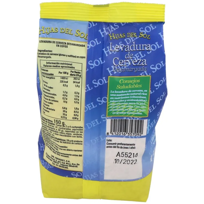 Levadura de cerveza desamargada bolsa 150gr. | Farmacia Barata Levadura de cerveza desamargada bolsa 150gr. | Farmacia Barata