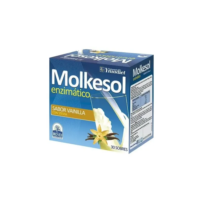 Ynsadiet molkesol enzimático sabor vainilla 30 sobres | Farmacia Barata