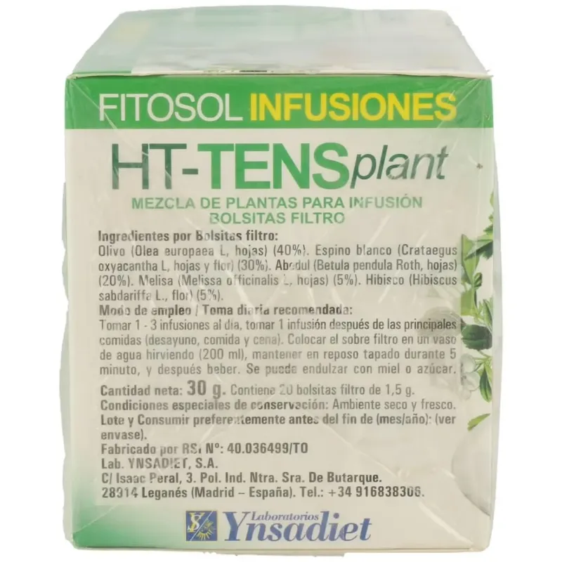 Fitosol inf.ht (hipertension) 20filtros | Farmacia Barata