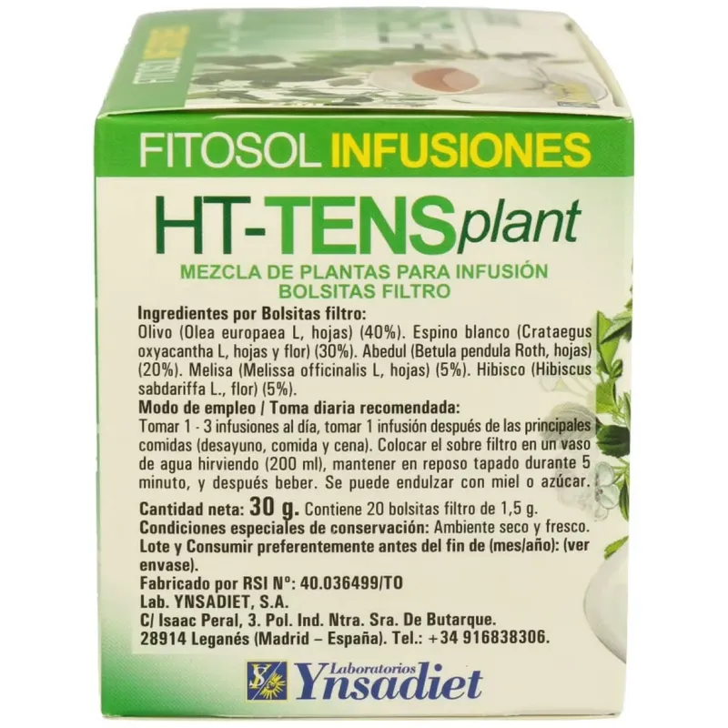 Fitosol inf.ht (hipertension) 20filtros | Farmacia Barata