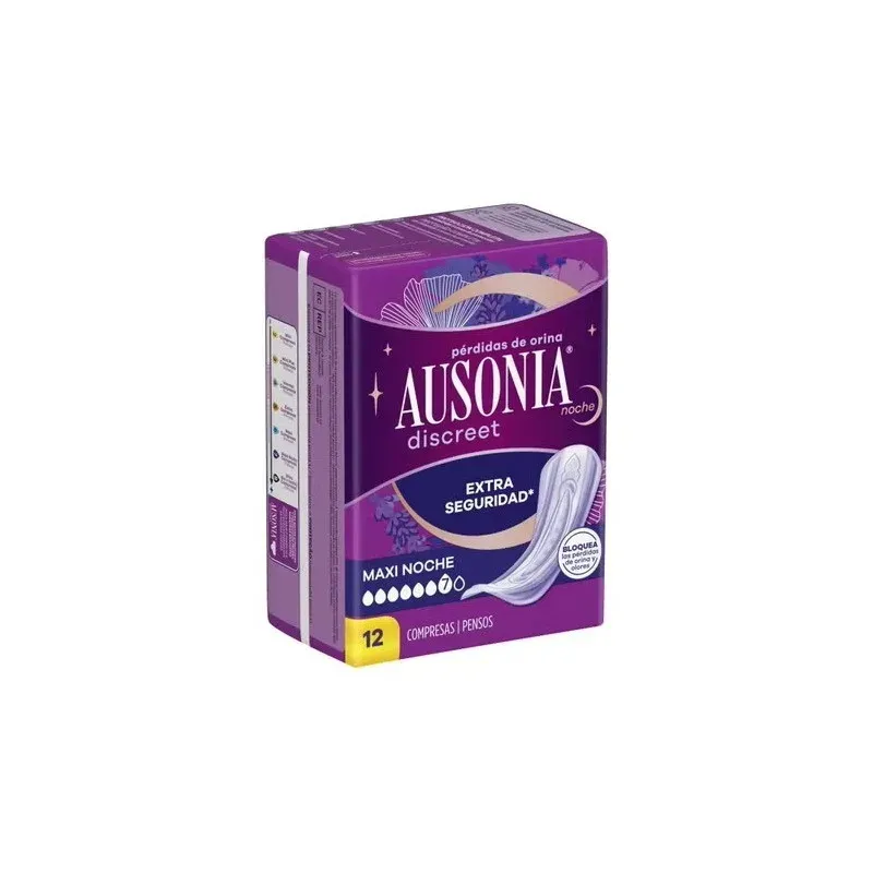 Ausonia discreet maxi day y night 12 un | Farmacia Barata